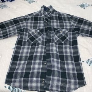 Blue & White Flannel